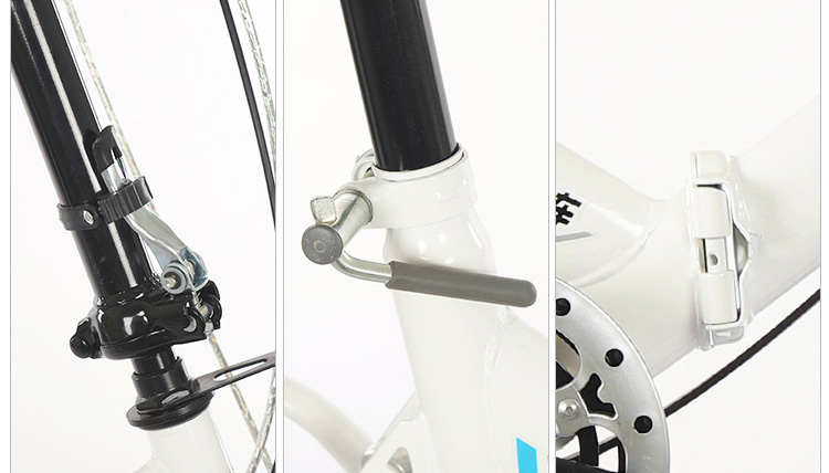 Foldy Bike Αεροδυναμικό Σπαστό Ποδήλατο με Φρένα Μπρός/ Πίσω, Αναδιπλούμενο Σκελετό & Τιμόνι, Ανακλαστήρα Πίσω & Δυνατότητα Τοποθέτησης Καλαθιού